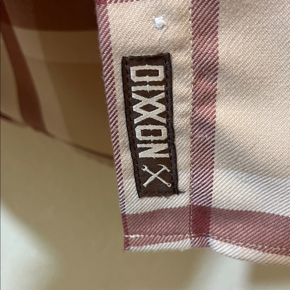DIXXON Flannel Company The Burleigh Beige and Red Plaid Shirt Small - Picture 2 of 8